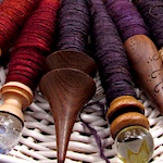 Her handspun habit: three reasons to choose supported spindles