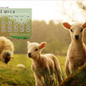 Yarn Loverâs lamby Desktop for April 2012