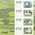 British sheep stamps from Royal Mail