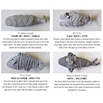 Angela Knipe's gansey fish