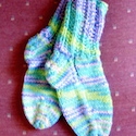 Basic top down socks in various sizes