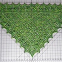 Using Blocking Wires To Block A Lace Shawl