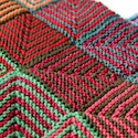 Colourful blanket with tutorial