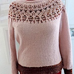 Handspun and commercial Humulus sweater