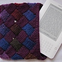 Entrelac Cozy Kindle Cover by Eileen Casey