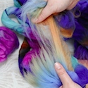 Making a gradient from a hand dyed braid
