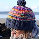 Gummy Worms Hat by Colours of Northern Ireland  