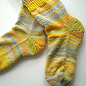 Handspun show-off socks