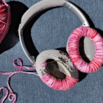 Visible headphone mending