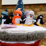 Yarn bombers give 25 Hertford post boxes festive makeovers