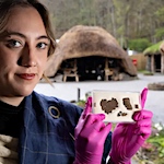 Rare Iron Age textile to go on display for first time