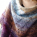 handspun morticia shawl