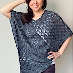 Persephone Poncho by Expression Fiber Arts