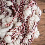 Deck The Halls with Faux Popcorn Garland Handspun Yarn!