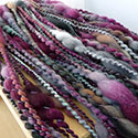 Rhubarb, thread-plied yarn