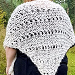 Samoyed shawl