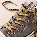 Easy tablet weaving shoelace project