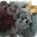 Dyeing wool with Hopi sunflower seeds