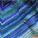 Handspun textured shawl