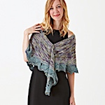 Six great ways to wear a crescent shawl
