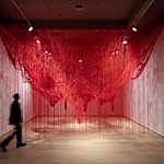 Chiharu Shiota's thread installations