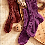 Cuff-Down Yak Silk Socks by Fatimah Hinds