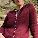 Fleece-to-sweater Romney  cardi