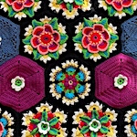 Frida's flower blanket