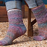 Handspun Lida Rose Socks by Anne Podlesak