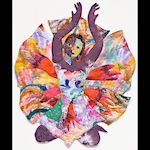 Floral Quilted Portraits by Maria A Guzmán