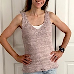 Midsommarkrans - sleeveless top by Lene Tøsti