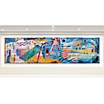 Miguel Arzabe unveils large-scale woven paintings