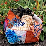 Zoom Loom Eclectic Art Bag by Margaret Stump