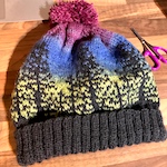 Alaska hat in handspun yarn