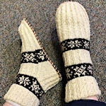Anu Slipper Socks by Settlers Grove Designs