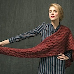 Shawl shapes explained: asymmetrical triangles