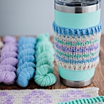 Base Doodle Cup Cozy pattern by Jamie Lomax