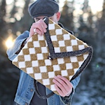 The 'Basket Case' Tunisian crochet bag
