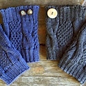 Simple Cable Knit Boot Cuffs