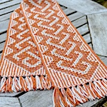 Braided Little Squares scarf by Sooz Jewels