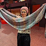 Bright Lights shawl