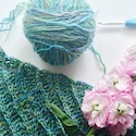 Contour crochet shawl by Joanne Scrace