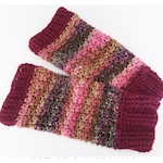 Crochet legwarmers by Kathryn Senior