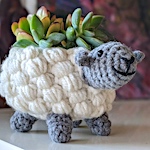 Small Sheep Planter by Shannon Jarrell