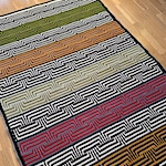 Devil's Dance Floor mosaic crochet blanket by Martin Up North