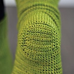 Crochet Sock Heels to Master