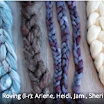 The beauty of farm blend roving 