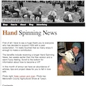 Hand Spinning News February 2015