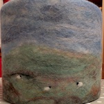 How I make my felted lampshades
