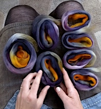 Lesson 3 in Spin Off's series How do you spin a braid?  Fractal ply